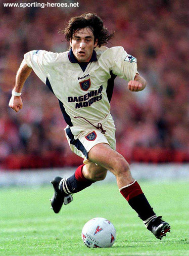 Paulo Futre - West Ham United - League Appearances