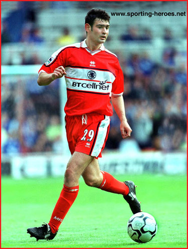 Jason Gavin - Middlesbrough FC - League Appearances