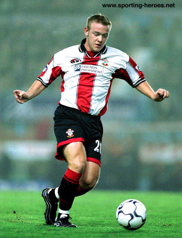 Kevin Gibbens - Southampton FC - League appearances.