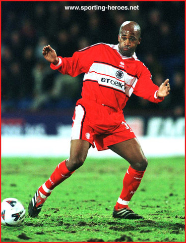 Dean Gordon - Middlesbrough FC - League Appearances