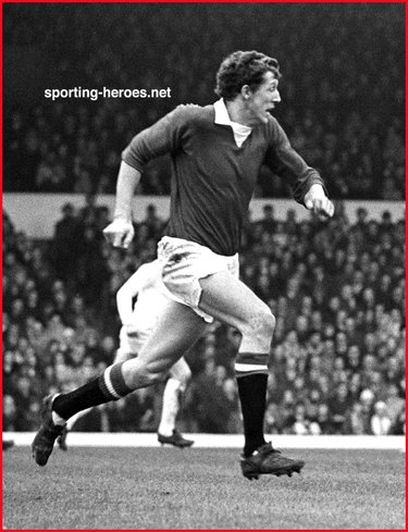 Alan Gowling - Manchester United - League appearances.