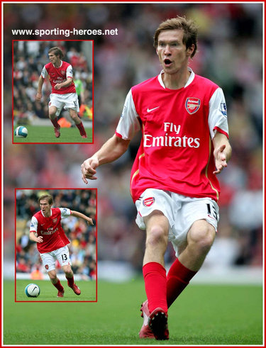 Aleksandr Hleb - Arsenal FC - League appearances for The Gunners.