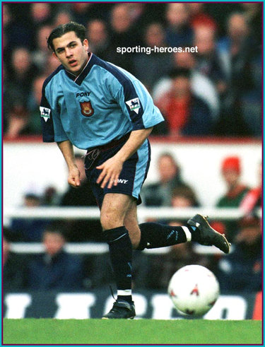 Lee Hodges - West Ham United - League appearances.
