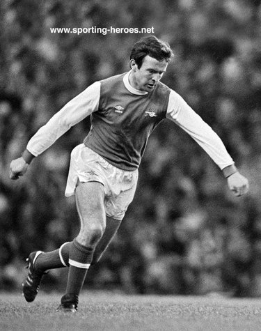 John Hollins - Arsenal FC - League appearances.