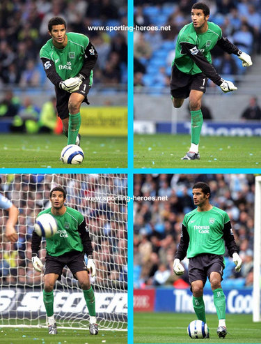 David James - Manchester City - Premiership Appearances