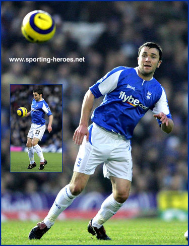 Damien Johnson - Birmingham City - League appearances.