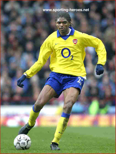 Nwankwo Kanu - Arsenal FC - League appearances.