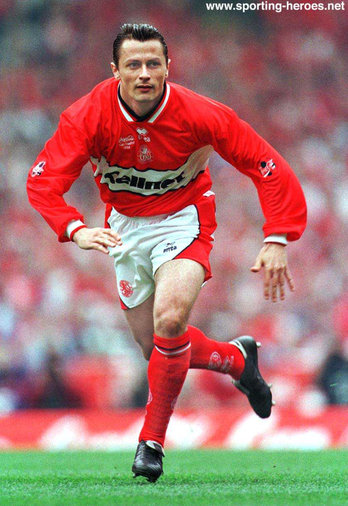Vladimir Kinder - Middlesbrough FC - League appearances.