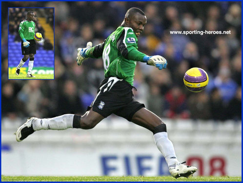 Richard Kingson - Birmingham City - League appearances.