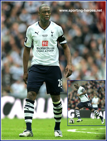 Ledley King - Tottenham Hotspur - League appearances for Spurs.