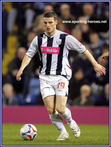 Jason Koumas - West Bromwich Albion - League Appearances for WBA.