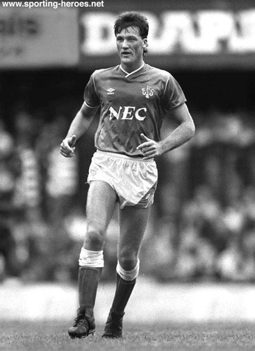 Kevin Langley - Everton FC - League appearances for Everton.