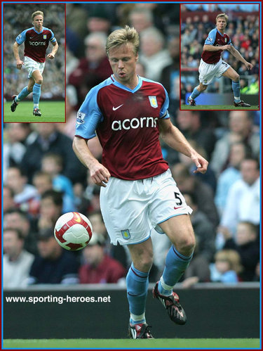 Martin Laursen - Aston Villa  - League appearances for Villa.