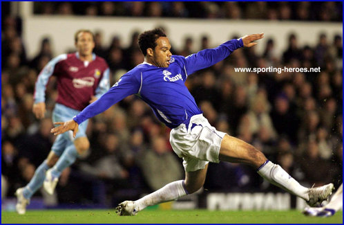 Joleon Lescott - Everton FC - Premiership Appearances