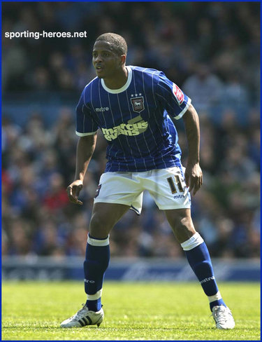 Kevin Lisbie - Ipswich Town FC - League Appearances.