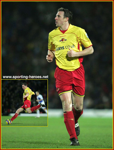Malky MacKay - Watford FC - League appearances.