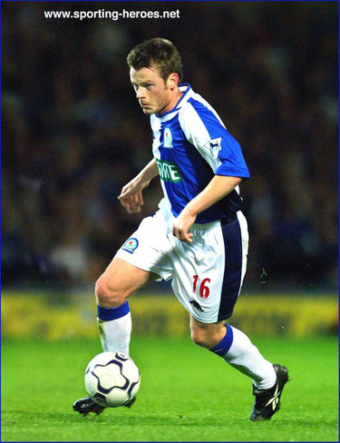 Alan Mahon - Blackburn Rovers - League appearances.