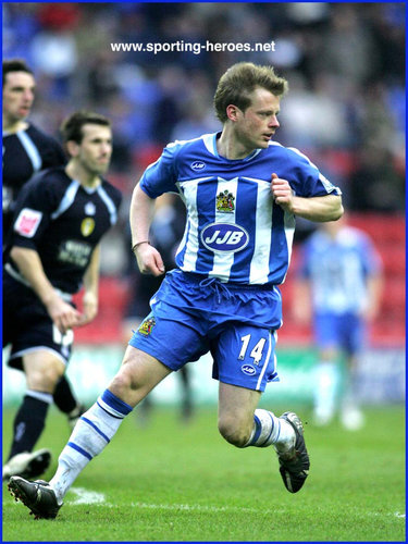 Alan Mahon - Wigan Athletic - League Appearances.