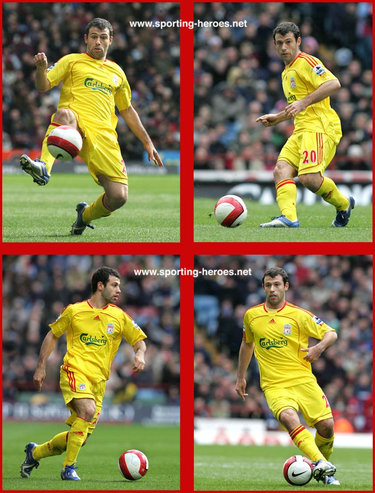 Javier Mascherano - Liverpool FC - Premiership Appearances