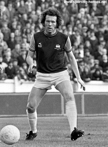 Mick McGiven - West Ham United - League appearances for The Hammers.