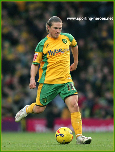 Paul McVeigh - Norwich City FC - League appearances for The Canaries.
