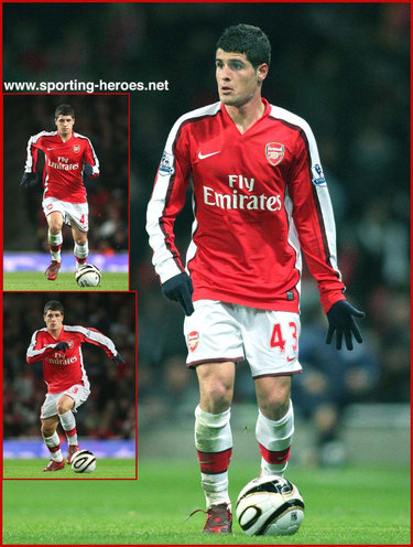 Fran Merida - Arsenal FC - League appearances.