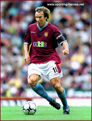 Paul Merson - Aston Villa  - League Appearances for The Claret & Blues.