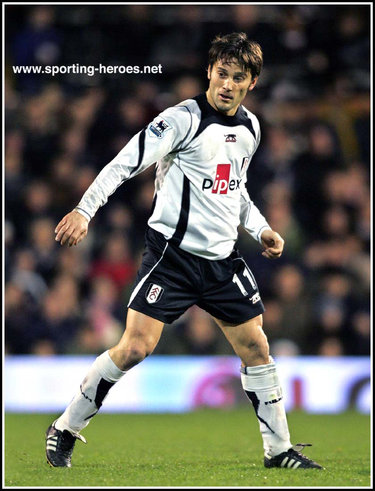 Vincenzo Montella - Fulham FC - Premiership Appearances