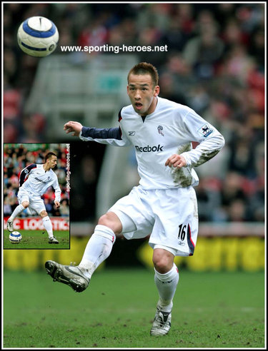 Hidetoshi Nakata - Bolton Wanderers - League Appearances