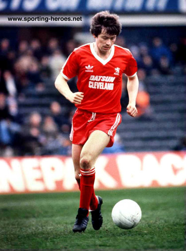 Irving Nattrass - Middlesbrough FC - League appearances.