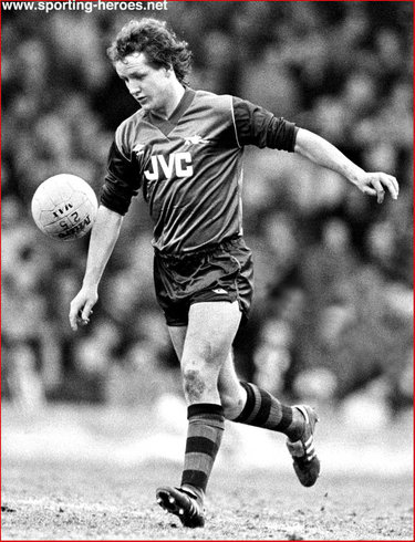 Peter Nicholas - Arsenal FC - League appearances.