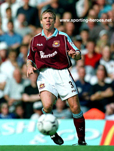 Stuart Pearce - West Ham United - Premiership Appearances