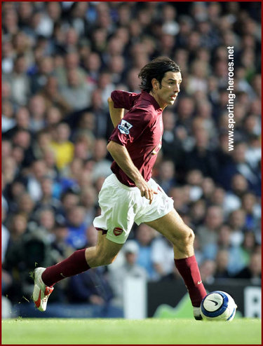 Robert Pires - Arsenal FC - Premiership Appearances for Arsenal.