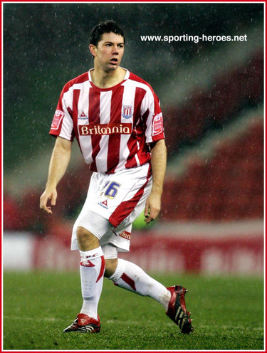 Anthony Pulis - Stoke City FC - League appearances.