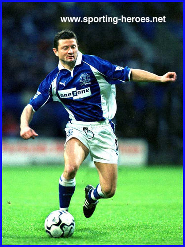 Tomasz Radzinski - Everton FC - Premiership Appearances