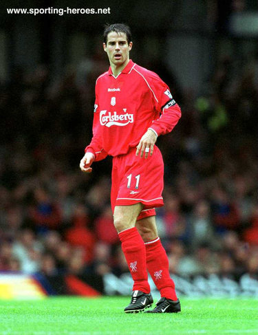 Jamie Redknapp - Liverpool FC - League appearances.