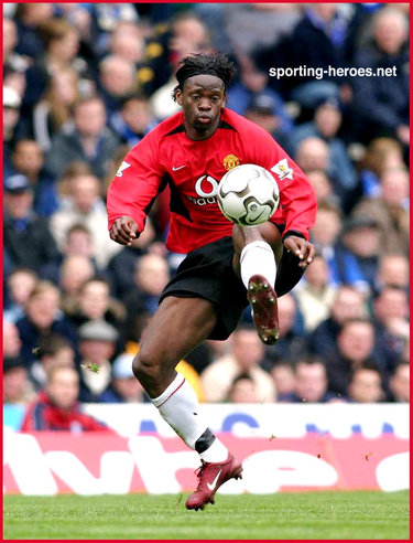 Louis Saha - Manchester United - Premiership Appearances