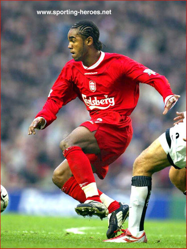 Florent Sinama Pongolle - Liverpool FC - League appearances.