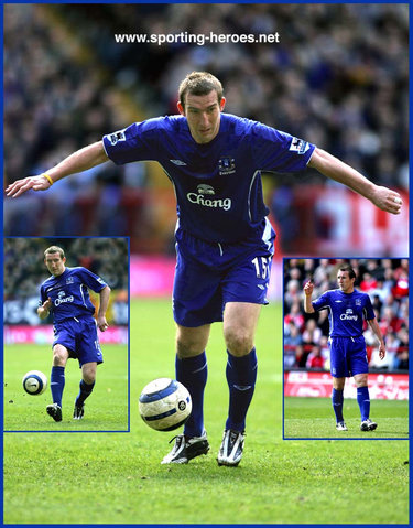 Alan Stubbs - Everton FC - Premiership Appearances.
