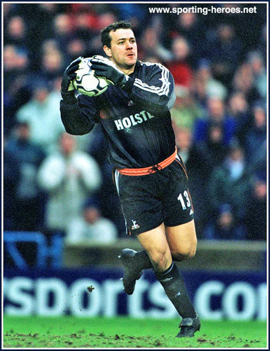 Neil Sullivan - Tottenham Hotspur - League appearances for Spurs.