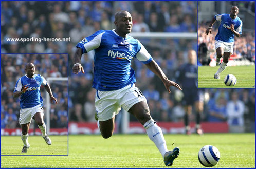 Olivier Tebily - Birmingham City - League appearances.