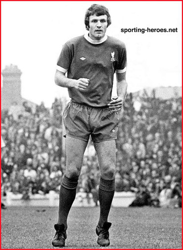 John Toshack - Liverpool FC - League appearances and goals for Liverpool.