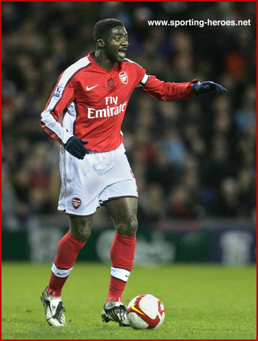 Kolo Toure - Arsenal FC - League appearances for The Gunners.