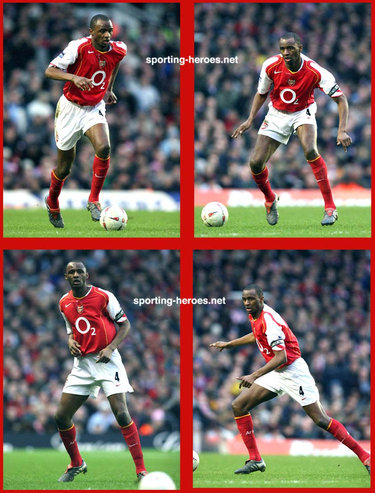 Patrick Vieira - Arsenal FC - League appearances for Arsenal Football Club.