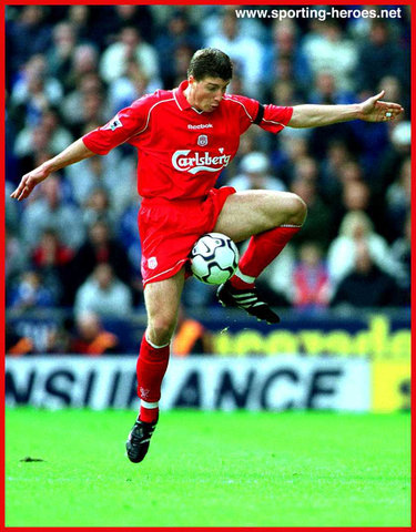 Gregory Vignal - Liverpool FC - Premiership Appearances