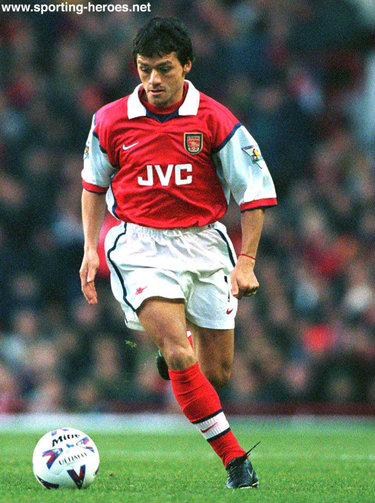 Nelson Vivas - Arsenal FC - League appearances.