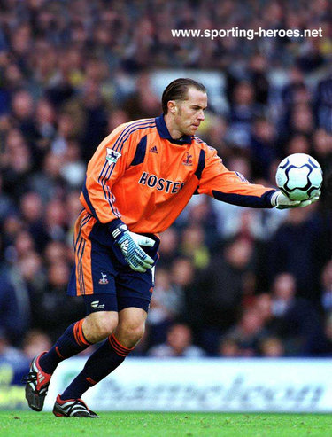 Ian Walker - Tottenham Hotspur - League appearances for Spurs.