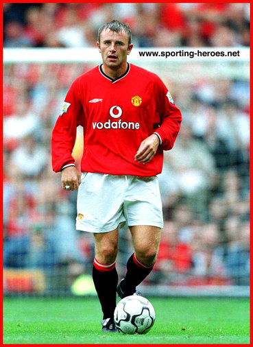 Ronnie Wallwork - Manchester United - League appearances for Man Utd.