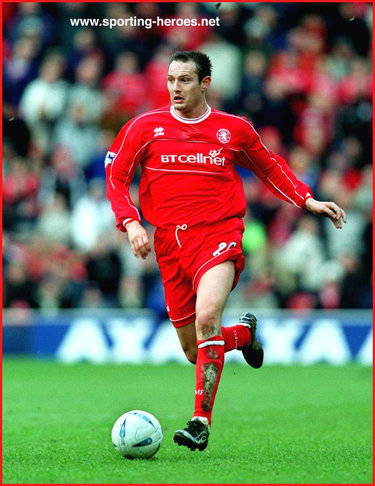 Noel Whelan - Middlesbrough FC - League appearances