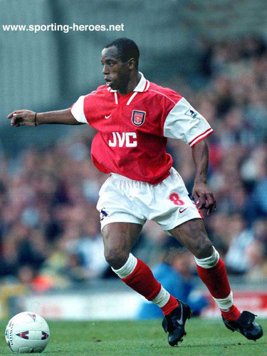 Ian Wright - Arsenal FC - Premiership Appearances for The Gunners.